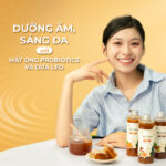 Dưỡng ẩm, sáng da với mật ong Probiotics và dưa leo
